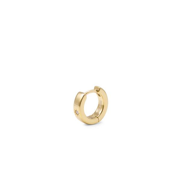 Gold Asteria Hoop Earring