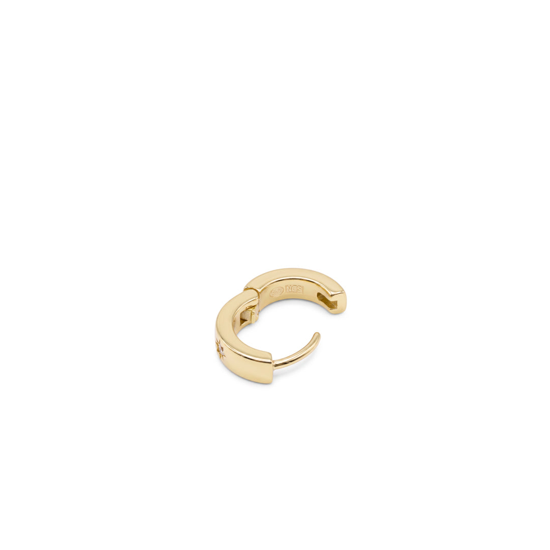 Gold Asteria Hoop Earring - Serge DeNimes