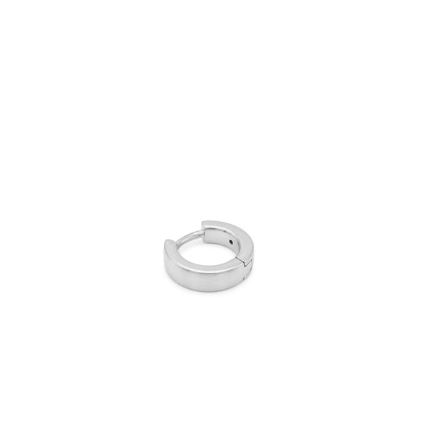 Silver Asteria Hoop Earring