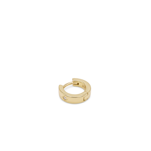 Gold Asteria Hoop Earring