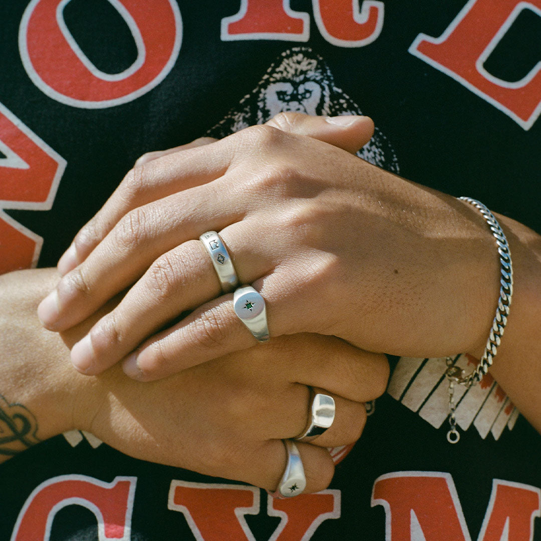 Silver Envy Signet Ring - Serge DeNimes