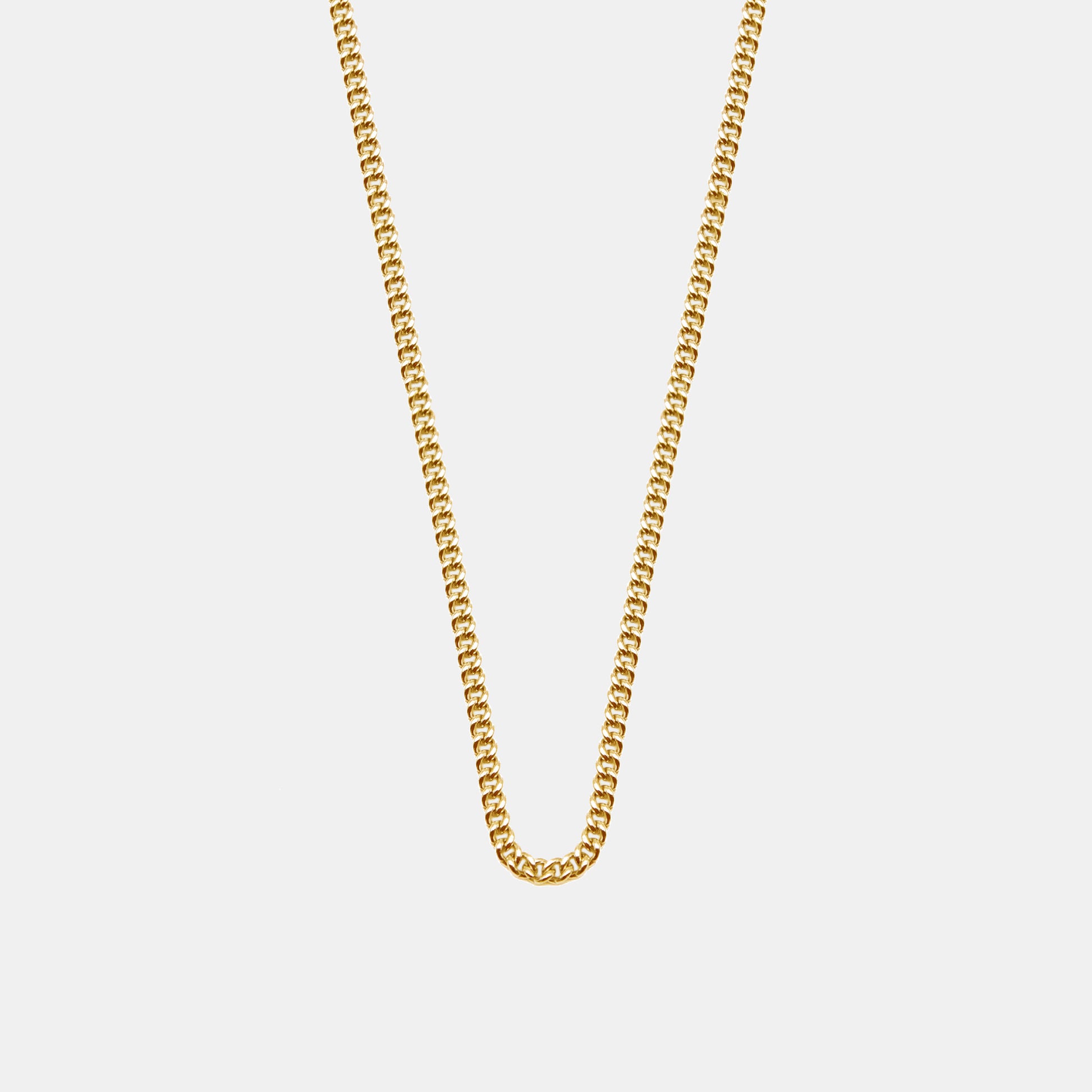 Gold 2.5mm Curb Chain