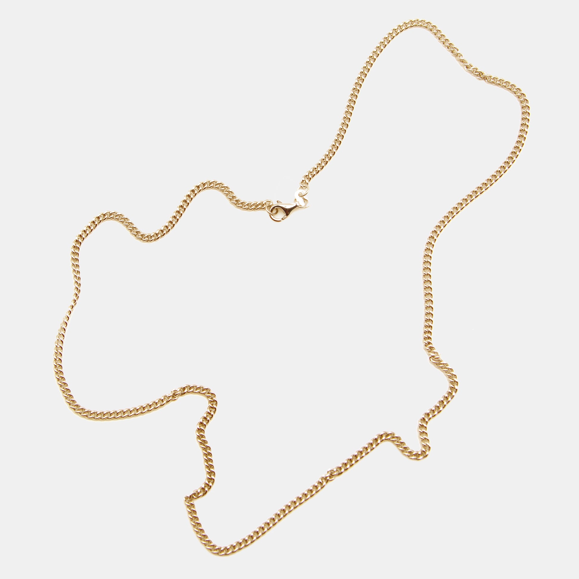 Gold 2.5mm Curb Chain