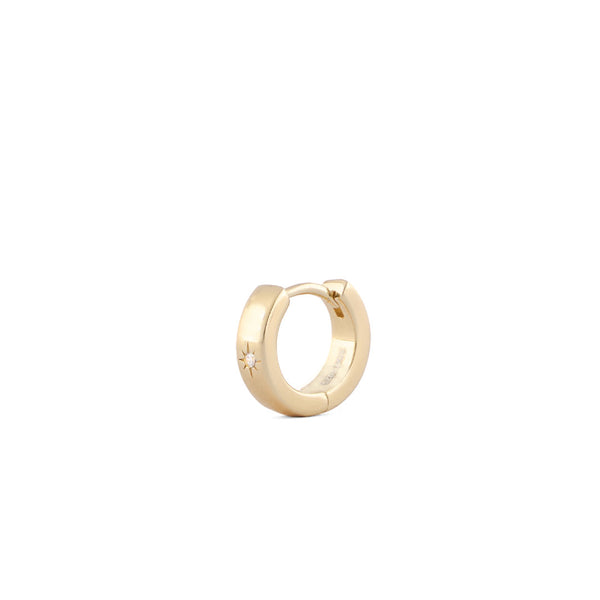 Gold Asteria Hoop Earring