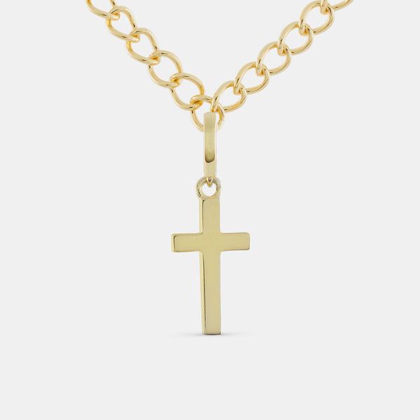 Gold Cross Charm