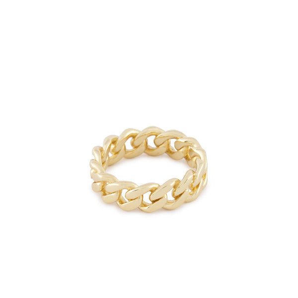 Gold Cuban Link Ring - Serge DeNimes