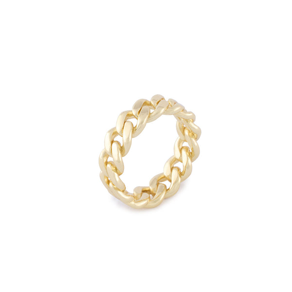 Gold Cuban Link Ring - Serge DeNimes