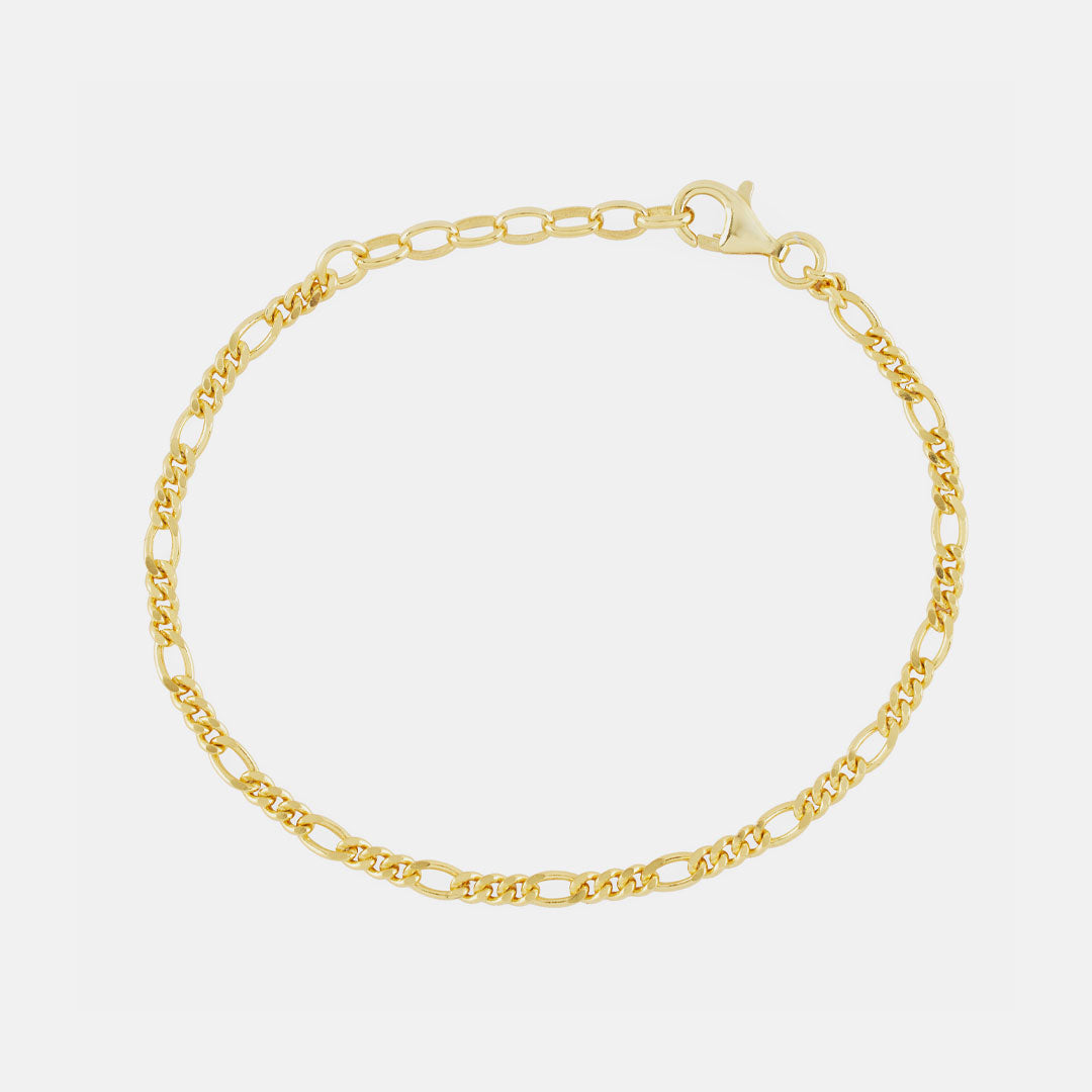 Gold Figaro Bracelet