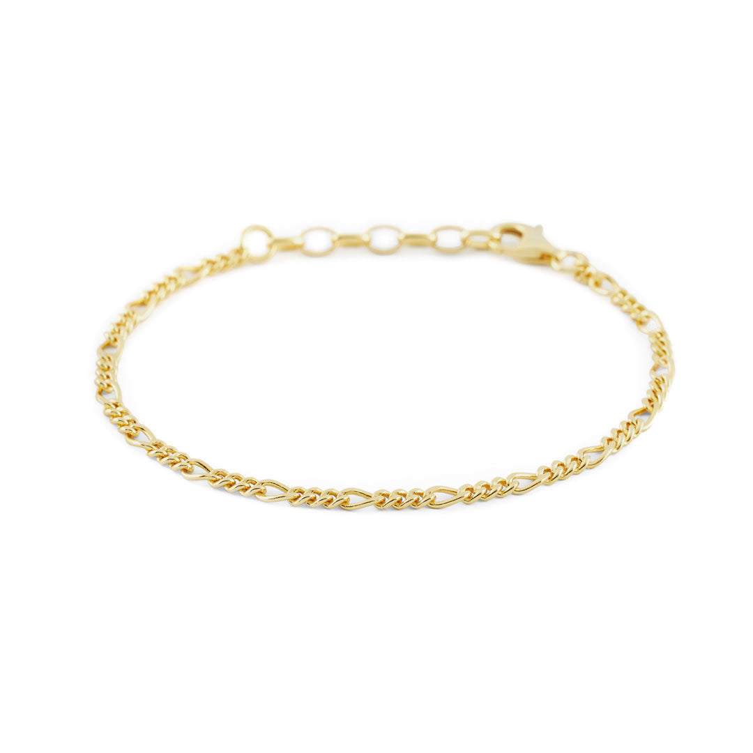 Gold Figaro Bracelet