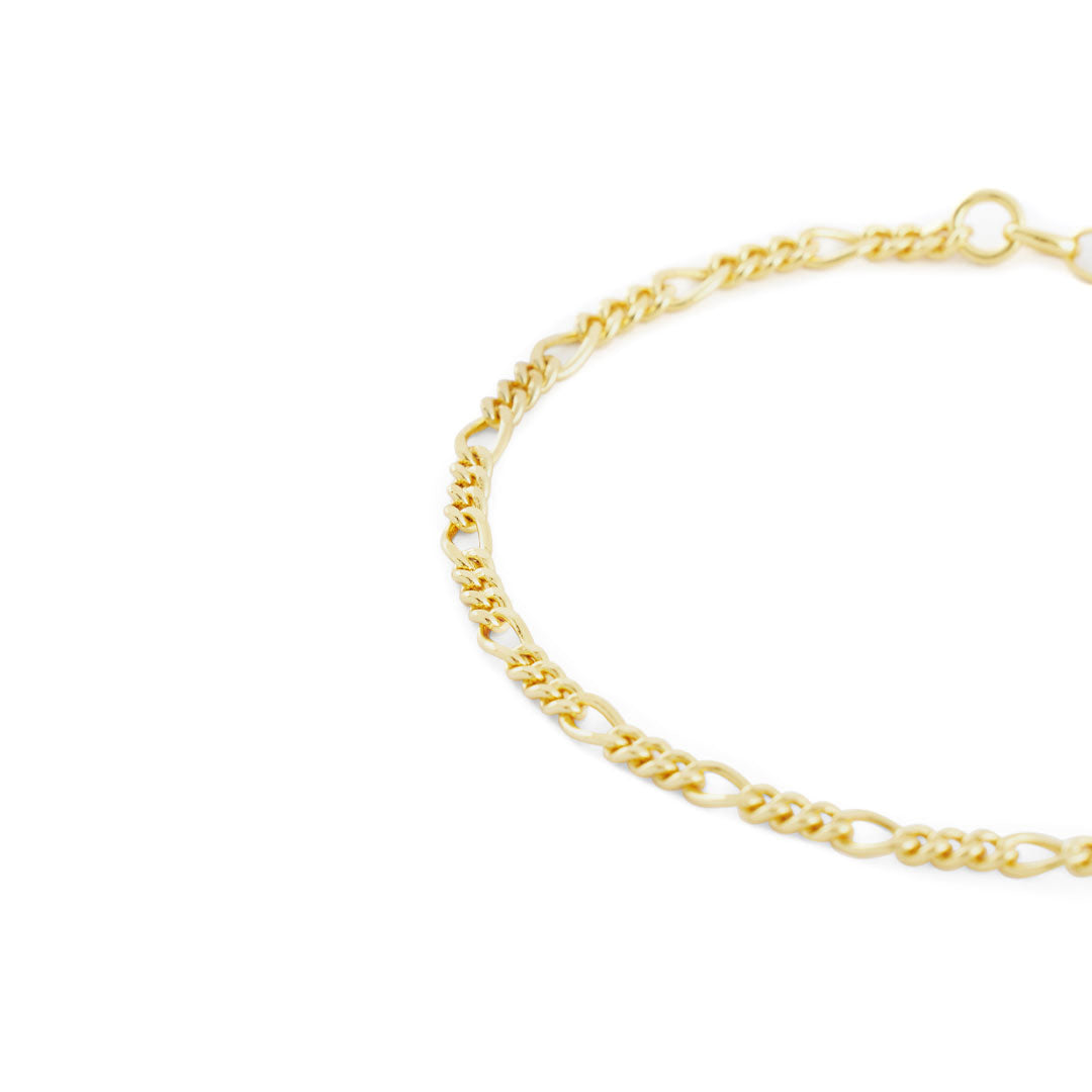 Gold Figaro Bracelet