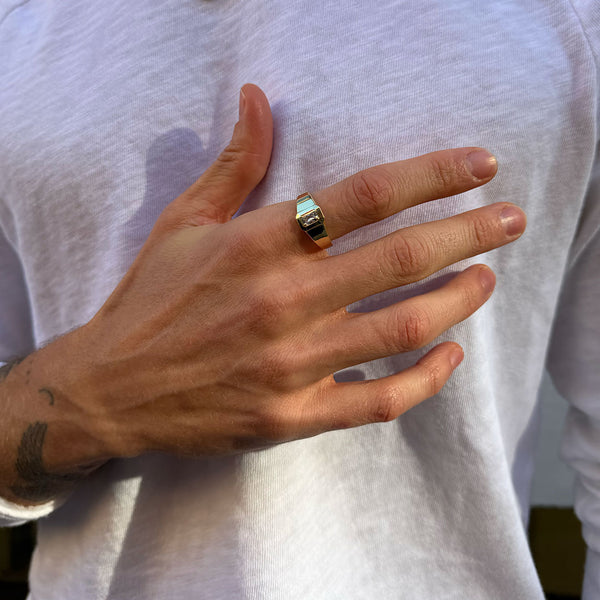 Gold Halcyon Ring - Serge DeNimes