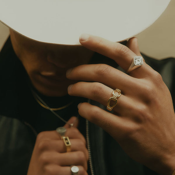 Gold Lasso Ring - Serge DeNimes