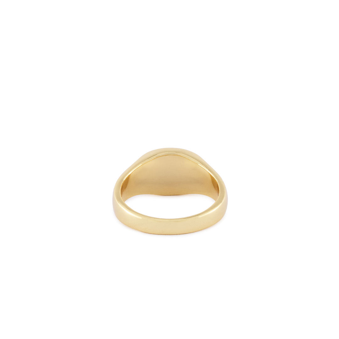 Gold Signet Ring - Serge DeNimes