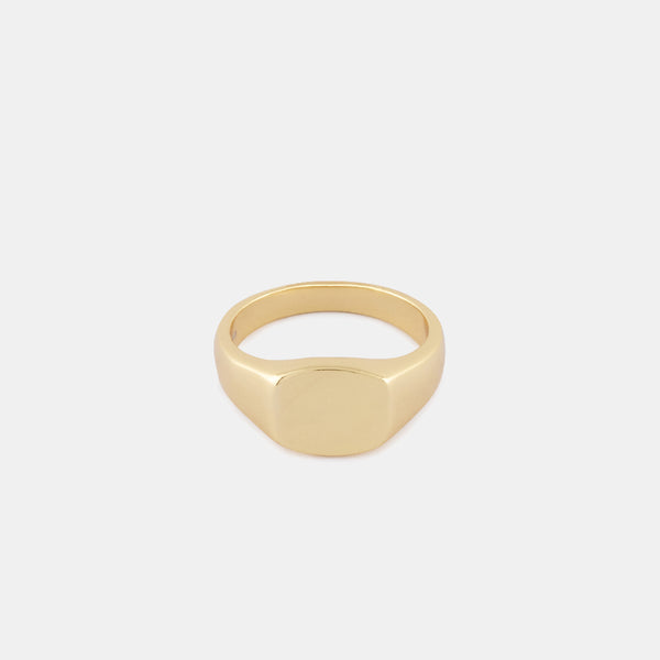 Gold Signet Ring - Serge DeNimes