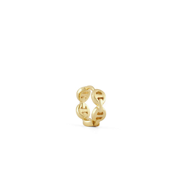 Gold Wanted Hoop Earring