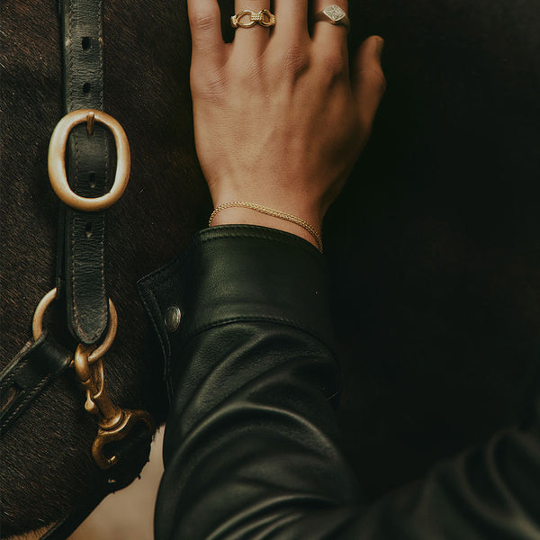 Gold Wheat Chain Bracelet - Serge DeNimes