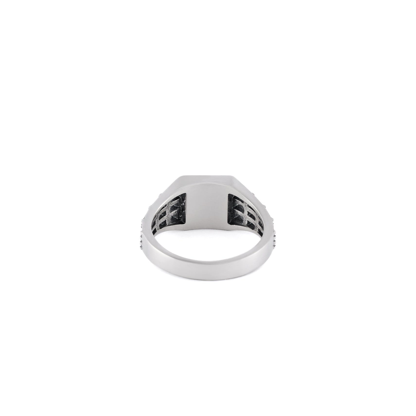 Silver Portcullis Ring