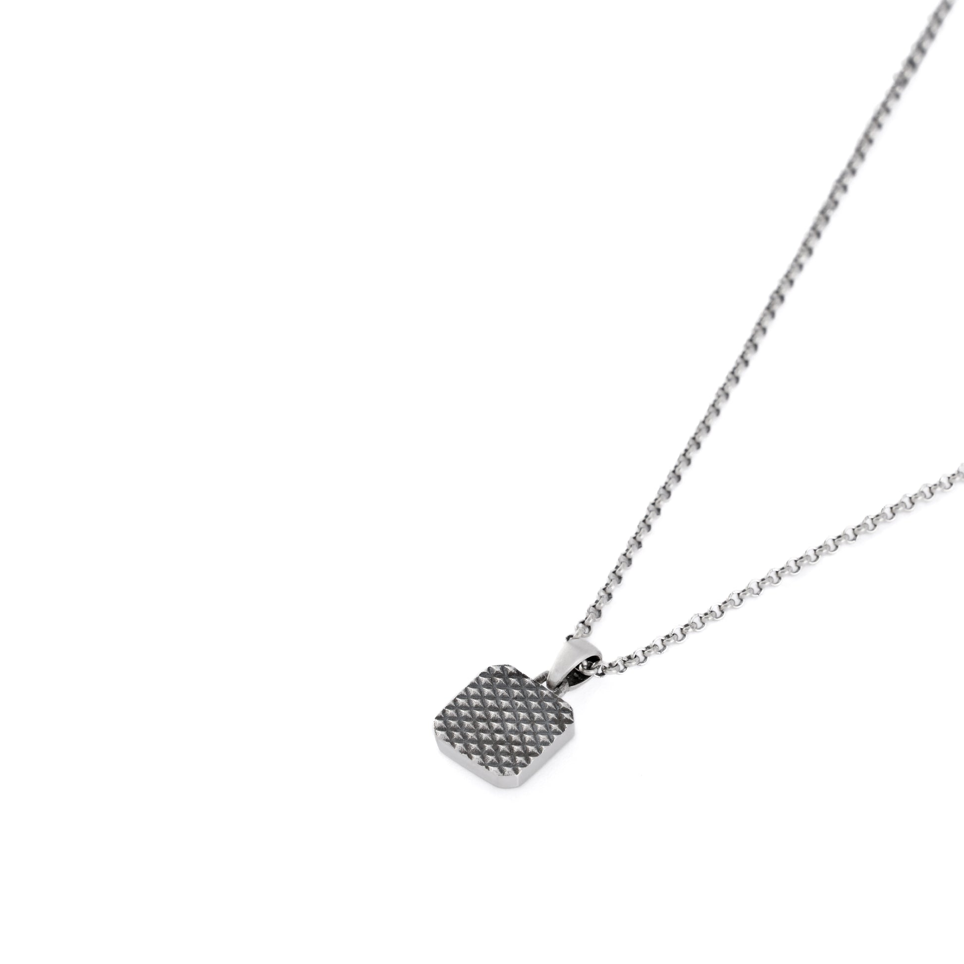 Silver Onyx Armour Necklace - Serge DeNimes