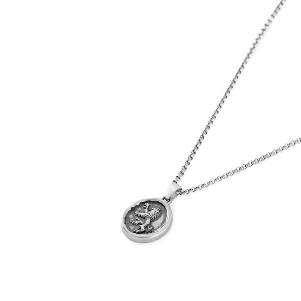 Silver Courage Necklace