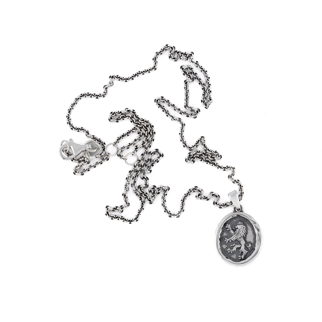 Silver Courage Necklace