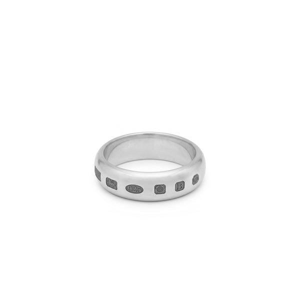 Silver Traditional Hallmark Ring