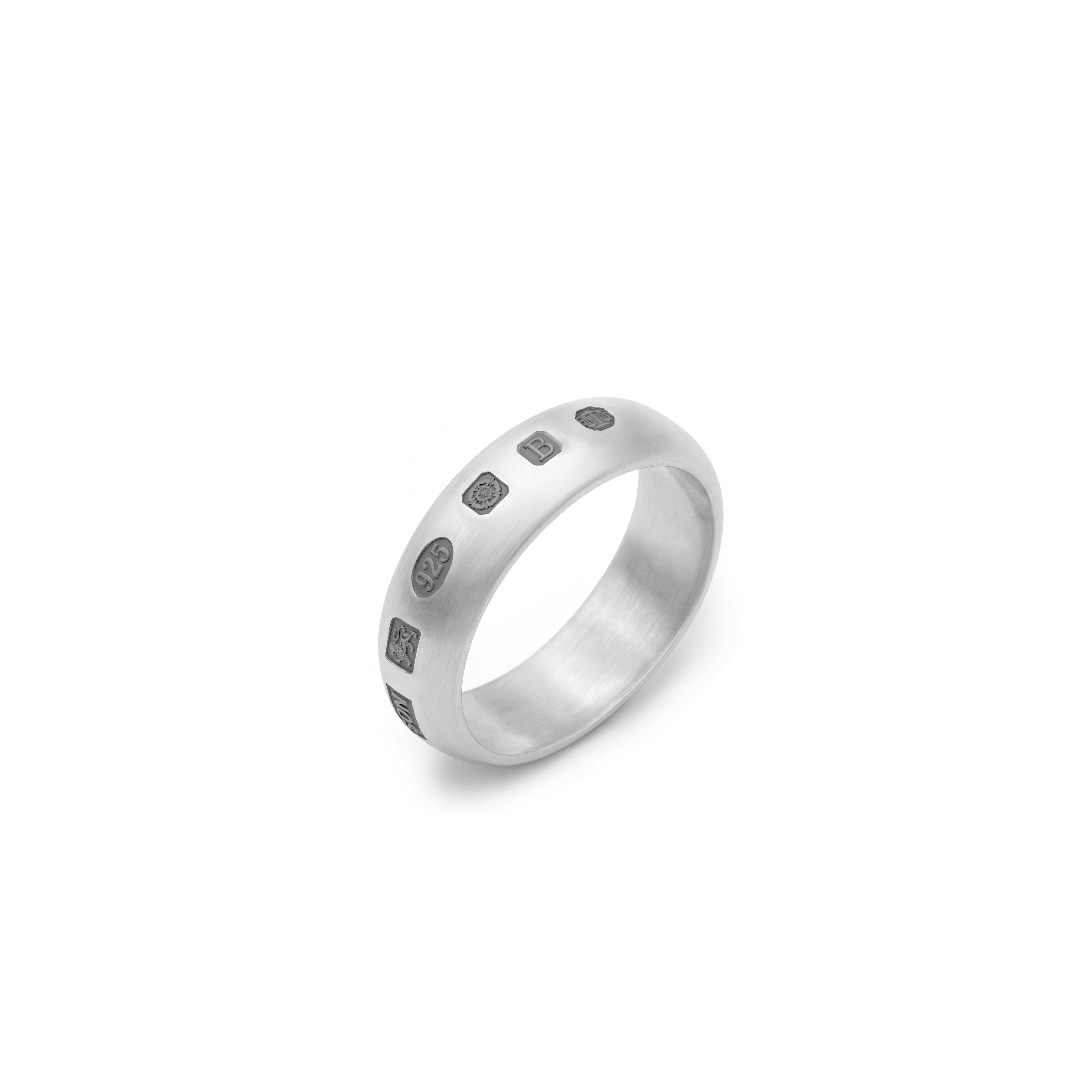 Silver Traditional Hallmark Ring | 925 Sterling Silver | Serge DeNimes
