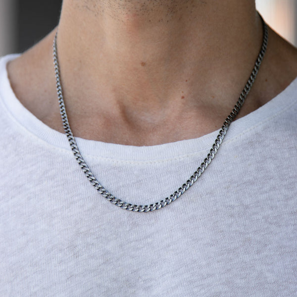 Silver Light Curb Chain