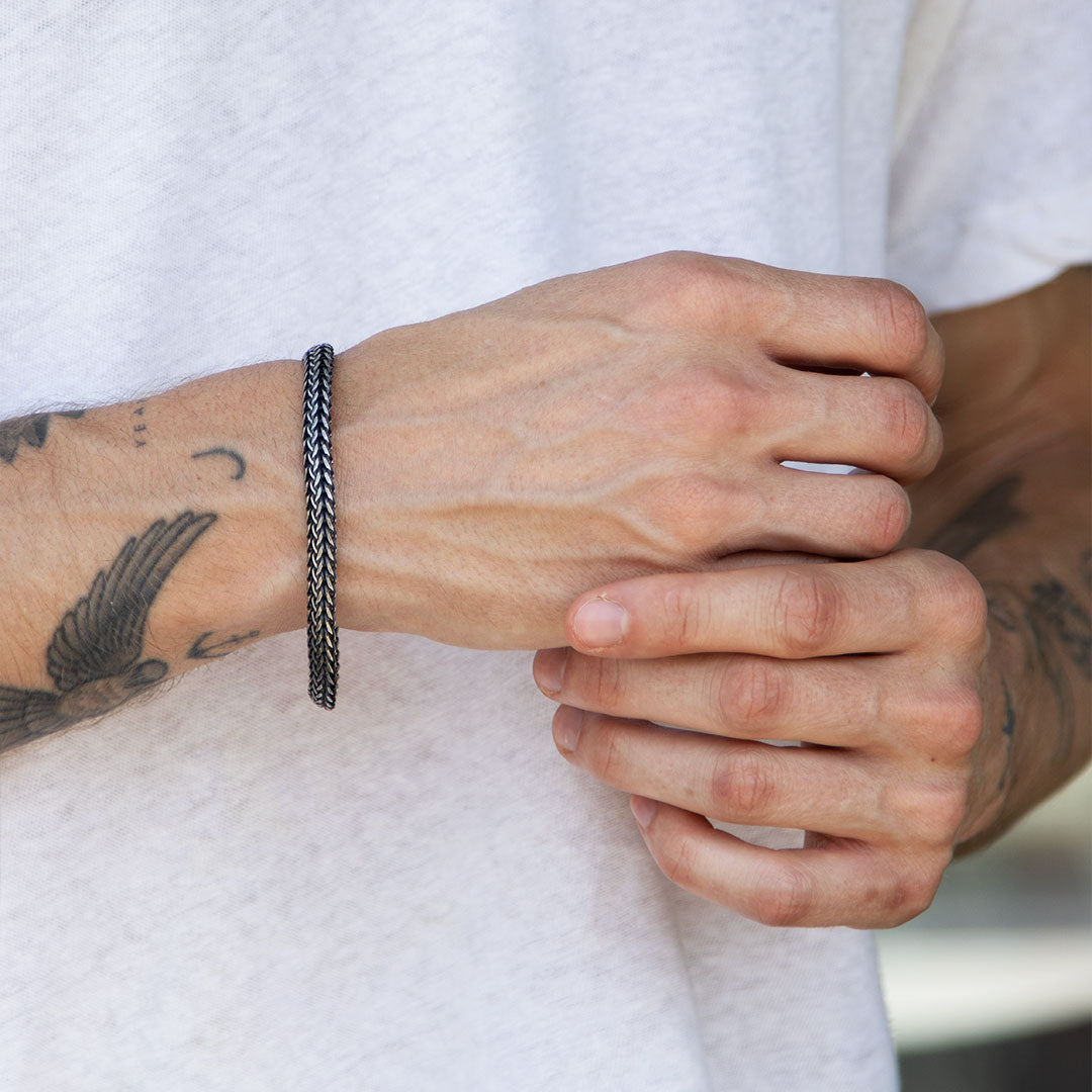 Silver Foxtail Bracelet - Serge DeNimes