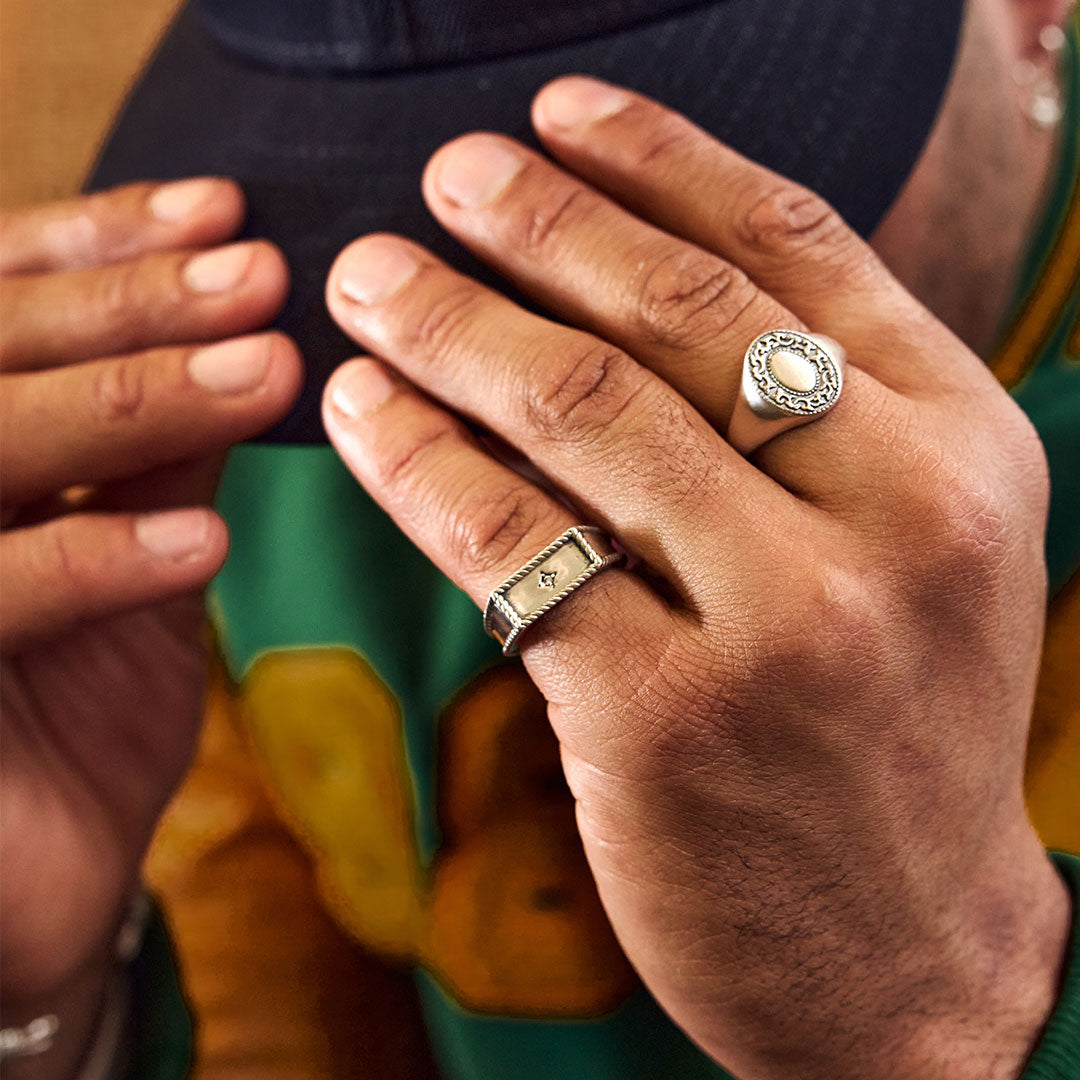 Silver Saloon Ring