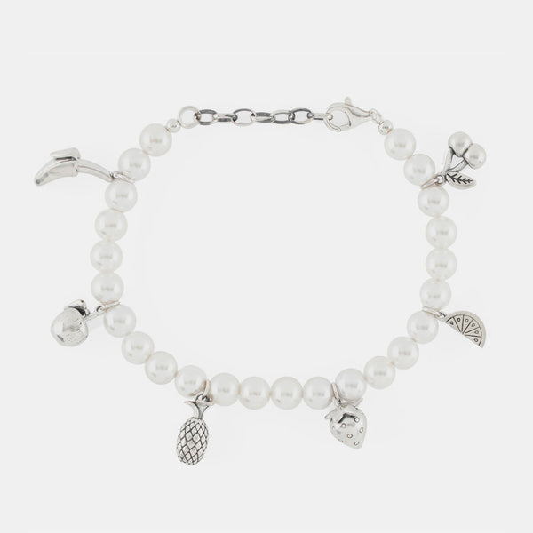 Pearl Charm Bracelet