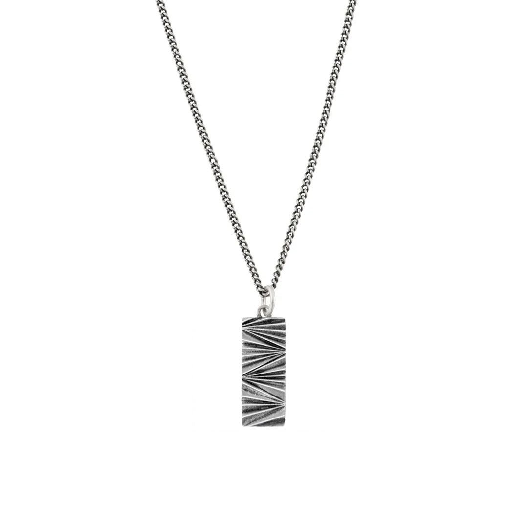 Silver Abstract Necklace - Serge DeNimes