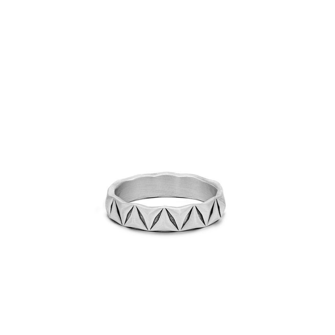 Silver Abstract Ring