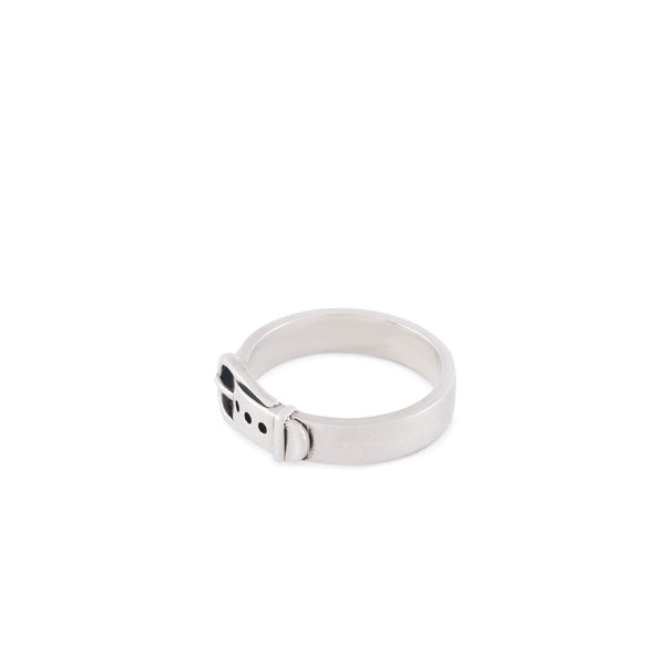 Silver Buckle Ring