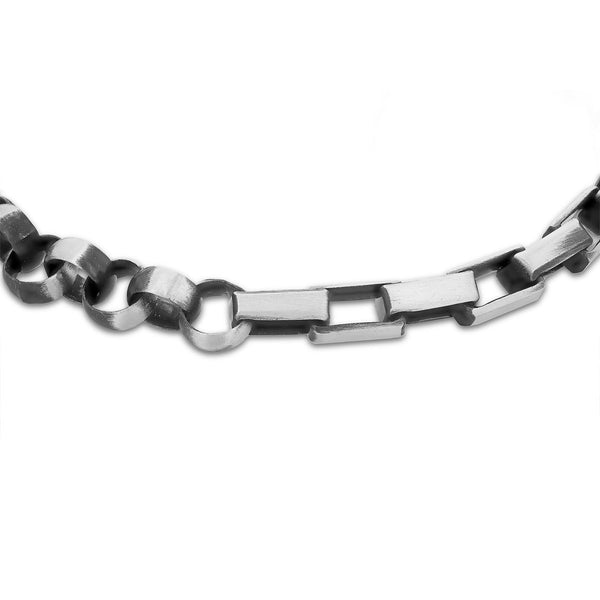 Silver Combo Chain Bracelet