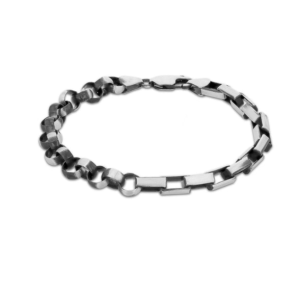 Silver Combo Chain Bracelet