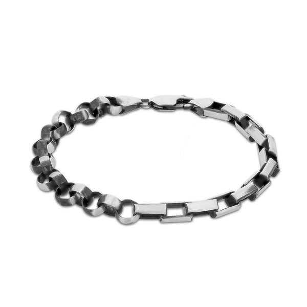 Silver Combo Chain Bracelet