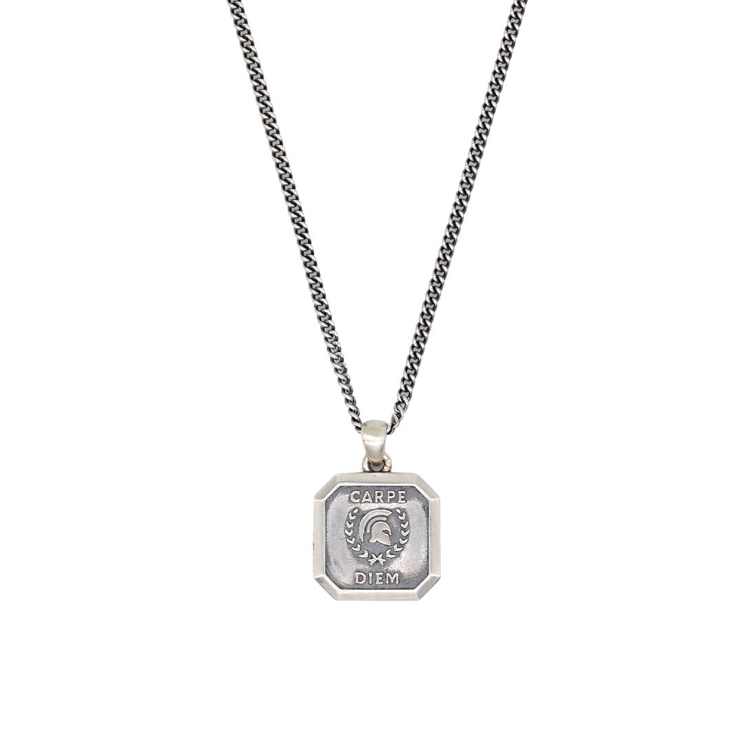 Silver Carpe Diem Necklace