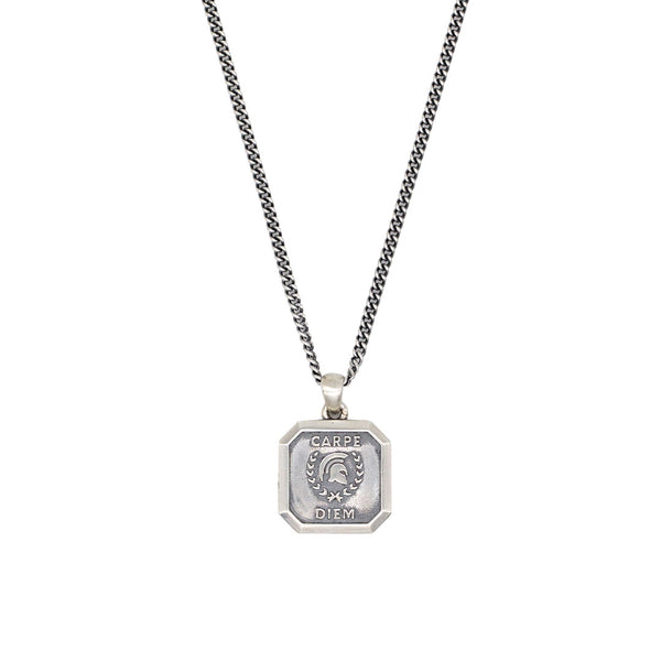 Silver Carpe Diem Necklace
