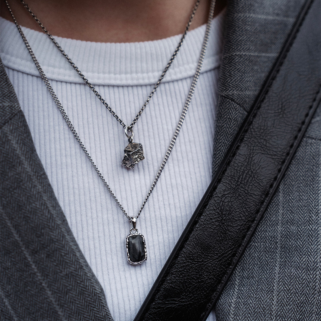 Silver Fused Picasso Necklace - Serge DeNimes
