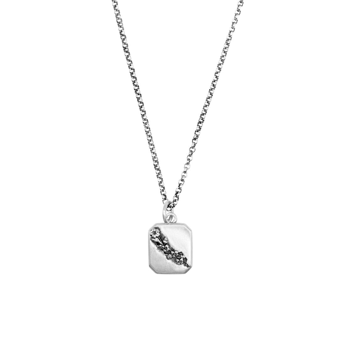 Silver Flora Necklace - Serge DeNimes