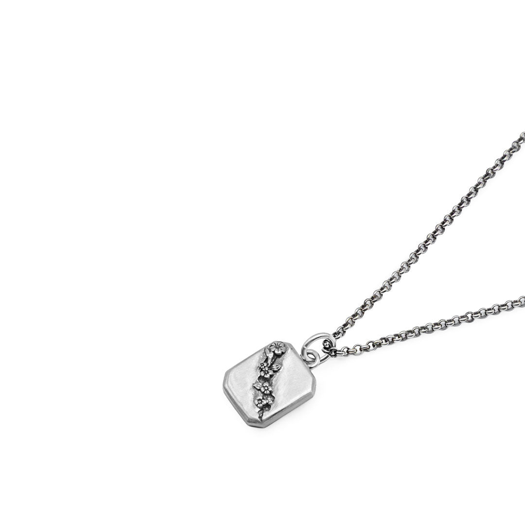 Silver Flora Necklace - Serge DeNimes