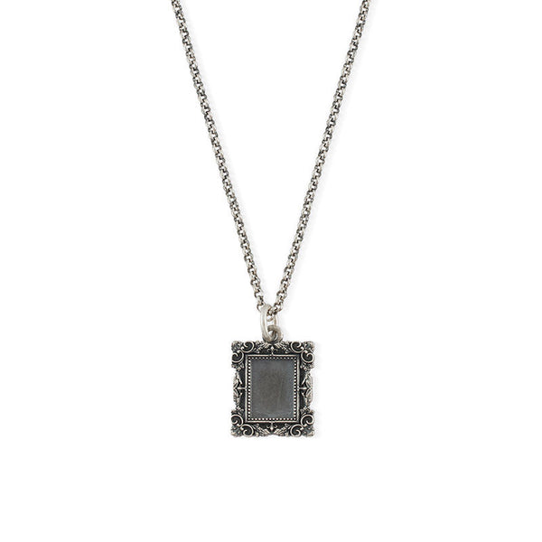 Silver Frame Necklace - Serge DeNimes