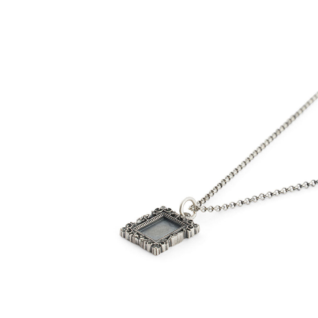 Silver Frame Necklace - Serge DeNimes