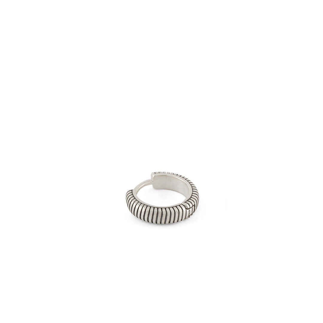 Silver Lasso Hoop Earring - Serge DeNimes