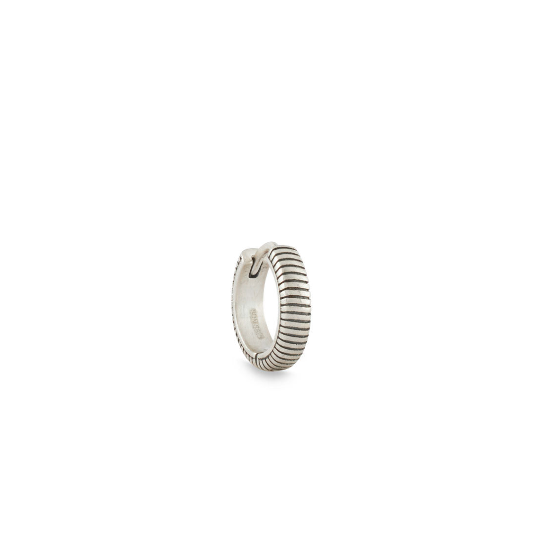 Silver Lasso Hoop Earring - Serge DeNimes