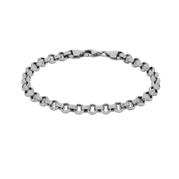 Silver Light Belcher Bracelet