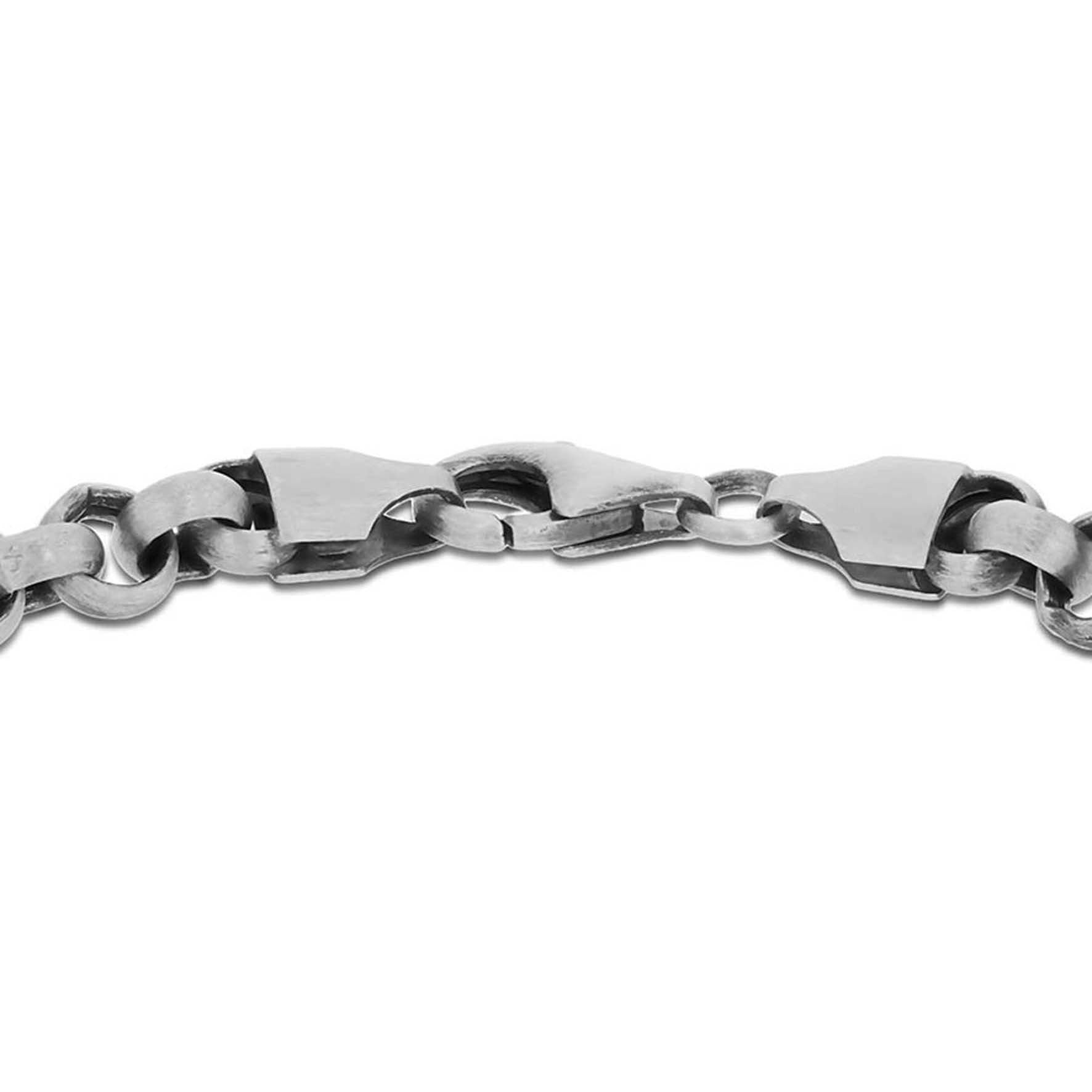 Silver Light Belcher Bracelet