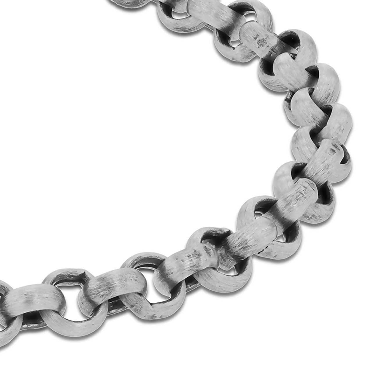 Silver Light Belcher Bracelet