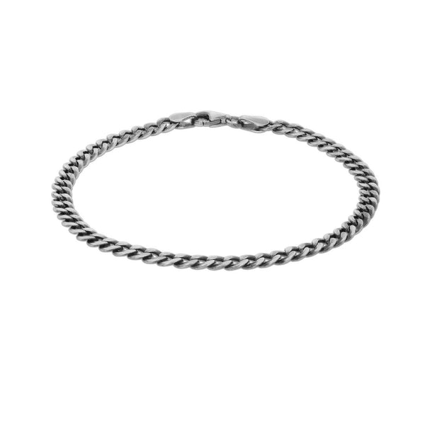 Silver Light Curb Bracelet