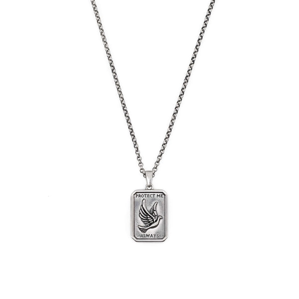 Silver Protect Necklace - Serge DeNimes